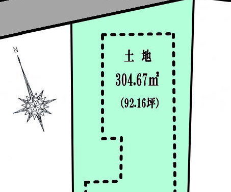 川越市大字古谷上 売地
